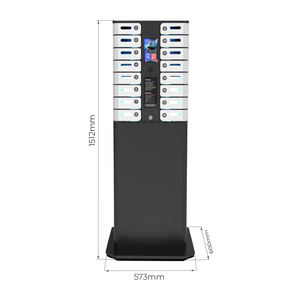 Y2Power MAX, Estación <span class=keywords><strong>de</strong></span> Carga Rápida para Teléfonos con 16 Compartimentos, Multi-idioma, Opcional con Pantalla para Anuncios y <span class=keywords><strong>Base</strong></span> Completa con Soporte <span class=keywords><strong>de</strong></span> Piso - Product Image 4