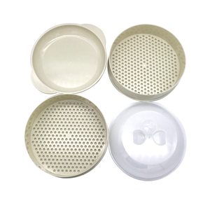Bandeja <span class=keywords><strong>de</strong></span> Vapor para Microondas, Material <span class=keywords><strong>de</strong></span> Silicona, Diseño Plegable, Vaporera Ecológica para Verduras, Color Blanco, Apta para Inducción - Product Image 2