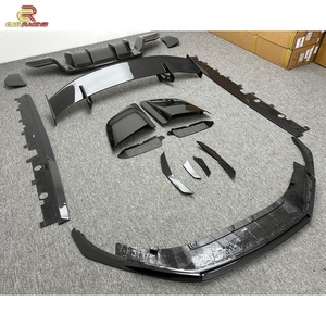 Performance Style Dry Carbon Fiber Body Kits for Audi R8 Kit 2016-2018 Side Skirt Front <b>Diffuser</b> Lip Rear Spoiler Wing <b>Car</b> Parts - Product Image 6