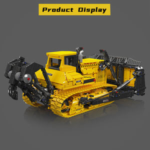 Mould <span class=keywords><strong>King</strong></span> 17049S PR766 Bulldozer Engineering Truck Building Blocks Toys Models Building Toys Build Blocks for Boys - Product Image 1