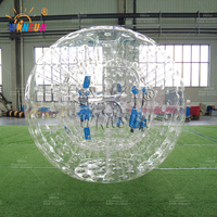 WINSUN Ballon Gonflable Zorb de Football Humain en PVC Premium, Ignifuge, Étanche, Sans Plomb, Certifié CE, Taille Personnalisée, Facile à Utiliser