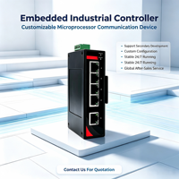 Switch Gigabit non géré 16 ports DIN-Rail, ports RJ45, prise en charge VLAN, métal sans ventilateur IP30, robuste pour l'automatisation industrielle