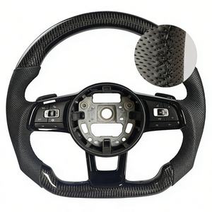 Volant personnalisé pour VW <span class=keywords><strong>Golf</strong></span> 5 6 7 R MK4 MK6 MK7 Jetta Passat B8 Polo Tiguan GTI - Product Image 1