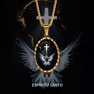 Accesorios al por mayor para la creación de joyas DIY: Dije del Espíritu Santo, símbolo de fe - Product Image 1