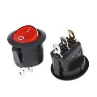 Interrupteur à bascule rond miniature KCD1-105N 250VAC 3 broches ON-OFF