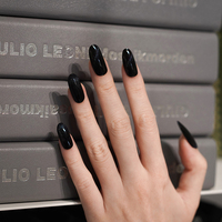 Autocollants et bandes adhésives pour ongles en plastique imperméables de qualité salon, longue durée, semi-durcis au gel UV personnalisé