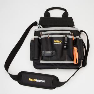 Portaherramientas de hombro con bolsa de herramientas profesional con múltiples bolsillos, organizador de herramientas para técnico/mantenimiento y El - Product Image 2