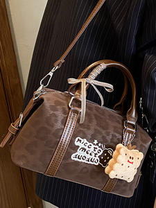 Bolso Boston Personalizado, Portátil, Nuevo, Popular, Vintage, el Mejor Bolso para Mujer, Moderno, de un Solo Hombro, Cruzado, para Llevar en la Mano - Product Image 4