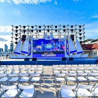 Écran LED de location pour support au sol, sans fil, avec raccordement à une touche, anti-rayures, pour mur vidéo LED de salle de banquet