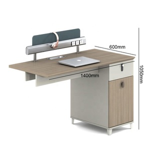 Meja mebel kantor kustom pabrik dengan ekstensi Harga Murah manajer kantor kerja meja komputer kayu di Veneer kenari - Product Image 1