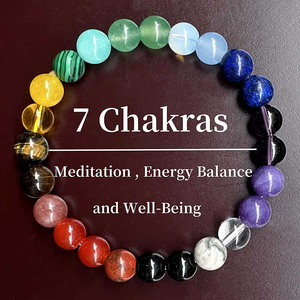 กำไล<span class=keywords><strong>ข</strong></span>้อมือแม่เหล็กเรียกทรัพย์ หินธรรมชาติ ดึงดูดความมั่งคั่งและความเจริญรุ่งเรือง กำไลลูกปัดทำมือแฟชั่นเพื่อความโชคดี - Product Image 3