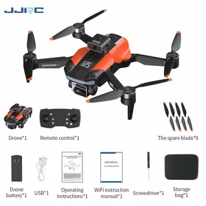 JJRC X26 8 K UHD Doppelkamera E88 Pro Drohne 8 K Kamera Fliegende Batterie Langstrecken-GPS-Drohne tragbare Drohnen mit Led-Leuchten