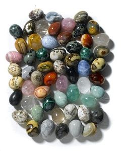 Œufs en pierre gemmes, fait sur mesure, tailles assorties avec une variété de pierres, adapté aux fournitures 1000 pièces - Product Image 3