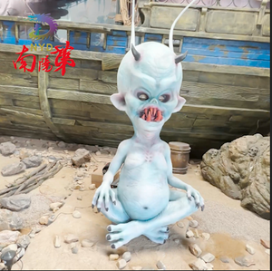 Décoration d'Halloween animatronique d'horreur effrayante 2024, motif 3D, costumes d'Halloween <span class=keywords><strong>de</strong></span> fantôme horrible pour la décoration, <span class=keywords><strong>zombie</strong></span> - Product Image 1