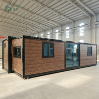 Case Mobili Prefabbricate Espandibili, Casa Container in Acciaio Impermeabile e Antivento, Design Personalizzato, Villa Modulare con 1, 2, 3, 4, 5 Camere da Letto