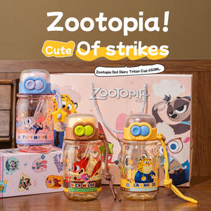 Vaso de Plástico Tritan de 650 ml con Diseño de Dibujos Animados de <span class=keywords><strong>Disney</strong></span>, Botella de Agua para Niños, Regalo para Oficina, Vaso de Gran Capacidad y Presente - Product Image 6