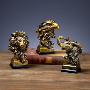 Mystic Arts Resin Lion <b>Craft</b> Chinese Style Desktop Home Decoration Lucky Charm Gift for Office or Personal Use - Product Image 1