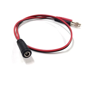 4mm Muz Konnektörü 2.5X5.5 Dişi DC Fiş Kırmızı Siyah DC Güç Uzatma Kablosu Jumper Tel Test Kablosu Laboratuvar için - Product Image 3