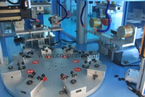 Độ chính xác cao Tự động khí nén <span class=keywords><strong>Pad</strong></span> máy in với bảng quay 2 màu bàn xoay công nghiệp phần nhựa - Product Image 4