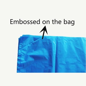 Bolsas de Compras de Plástico PE Azul Biodegradable Personalizadas de Alta Calidad a Precio de Fábrica para Supermercado - Product Image 6