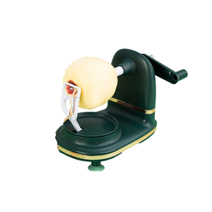 Éplucheur de fruits manuel à manivelle, ustensile domestique pour éplucher les pommes, fonctionnement manuel, fabriqué en plastique PP durable, comprend un hachoir à légumes - Product Image 1