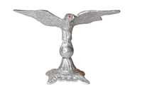 Sculpture de canard en aluminium design, accessoires décoratifs modernes pour la maison, sculpture d'oiseau en métal artisanale, décoration de table