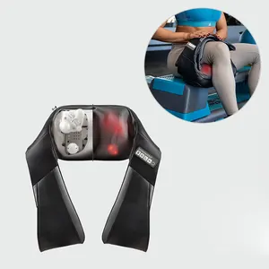 Becozy Factory Price Electric Shiatsu Tapping Heating Therapy Kneading Neck And Shoulder Massager Vibration Massage For Home Use