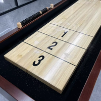 Table de jeu de shuffleboard en bois dur d'Amérique du Nord de qualité supérieure, fabriquée par l'usine chinoise Ronsen, disponible en 9 pieds, 12 pieds, 14 pieds et 16 pieds, à vendre.