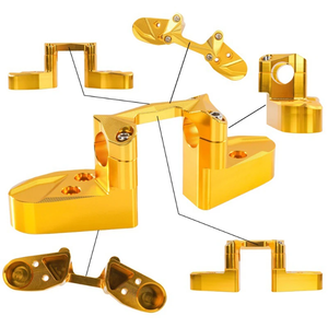 Adaptateur universel de rehausse de guidon 28 mm pour <span class=keywords><strong>moto</strong></span>, pince de fixation variable pour Pulsar NS200 BMW <span class=keywords><strong>Honda</strong></span> KTM Yamaha Pit Dirt - Product Image 5