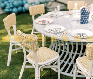 Chaise pour enfants en rotin tissé à la main, design moderne et sûr pour le salon, la cuisine, chaise en osier naturel écologique pour enfants - Product Image 5