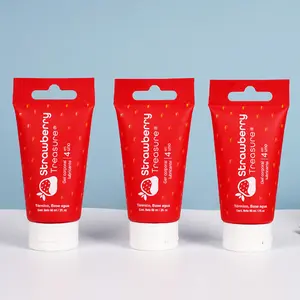 Facial Cleanser Plastic Tube Cosmetic Packaging Tube 5ml Hand Cream Soft Squeeze Tube With Screw Cap