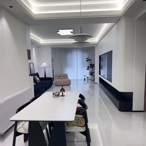 <span class=keywords><strong>Meuble</strong></span> mural <span class=keywords><strong>TV</strong></span> en bois laqué sur mesure, style minimaliste moderne <span class=keywords><strong>et</strong></span> luxueux, pour salon de villa - Product Image 5