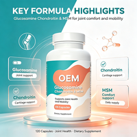 Capsule de Complexe Articulaire Marque Blanche 3025mg par Portion 120 Capsules Végétales Service OEM ODM en Gros