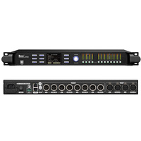Système de gestion de processeur DSP professionnel PA848N Dante avec FIR 4 entrées/8 sorties, scène sonore numérique avec FIR 32 bits