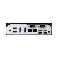 Shuttle DH670V2 Mini NUC Barebone PC, 4-Display, Dual LAN & Dual COM, Dual DP & Dual HDMI, Port Tipe-C