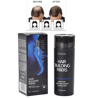 Produk Penataan Rambut VIKADA Custom Label Wig dengan Semprotan Serat Rambut Keratin Sintetis untuk Menebalkan Rambut Keriting