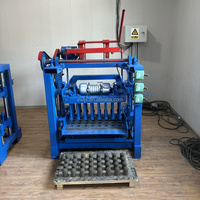 Machine à fabriquer des briques en ciment semi-automatique professionnelle, idéale pour la production de blocs pleins et creux