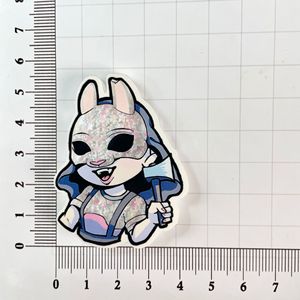 Broche <span class=keywords><strong>de</strong></span> payaso <span class=keywords><strong>de</strong></span> la serie Halloween DIY <span class=keywords><strong>de</strong></span> acrílico con efecto <span class=keywords><strong>de</strong></span> arena movediza, accesorios <span class=keywords><strong>de</strong></span> botón <span class=keywords><strong>de</strong></span> fácil sujeción para zapatos, flores y bolsos GA0020 Nuevo - Product Image 3