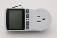 Soket Kontrol Suhu Digital EU dengan Probe Eksternal, Termostat Pemanas Pendingin, Steker 16A 230V, Tahan Gangguan IP45, Bahan PC