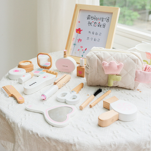 Nouveau jeu éducatif de simulation enfants barbier simulations <span class=keywords><strong>coupe</strong></span> de <span class=keywords><strong>cheveux</strong></span> ensemble jouets en bois pour un plaisir éducatif - Product Image 1