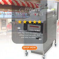 Friteuse commerciale KFC de 25,36 QT pour poulet frit, machine à poulet frit Henny Penny, friteuse programmable sans filtre à huile