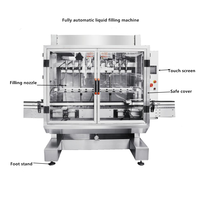 Machine de remplissage et de scellage automatique de liquides sur convoyeur à commande PLC pour applications chimiques et de boissons