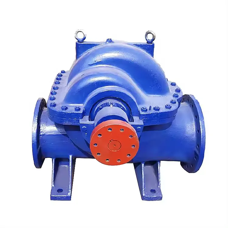 Electric Centrifugal Water Pump with Double Suction Low Pressure Case Split Transmission for Mining Industry OEM Customizable