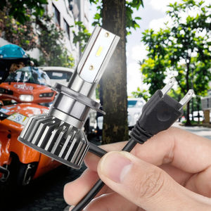 Coche H7 F2 LED luz antiniebla 2 uds Auto brillante LED faros antiniebla bombillas 80W 6000K enchufe automotriz reemplazo Faro (azul hielo) - Product Image 1