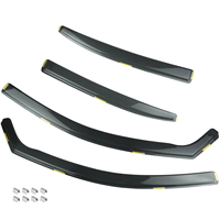 Déflecteurs de vent, de pluie et de soleil teintés pour pare-brise avant et arrière gauche et droit, ensemble de 4 pièces pour VW Jetta MK6 berline 4 portes 2011-2017