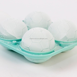 แม่พิมพ์ทำน้ำแข็งซิลิโคนรูปทรงลูกฟุตบอล ปลอดสาร BPA - Product Image 1
