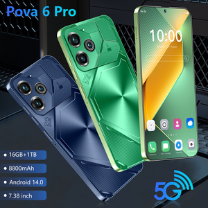 Teléfono Inteligente POVA6 Pro 5G LET de Alto Rendimiento, Teléfono Móvil Dual SIM con CPU Deca Core, Procesador MTK, GPS, Nuevo y Económico - Product Image 5
