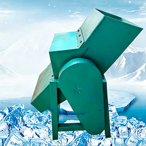 Broyeur à glace électrique commercial industriel 380V triphasé 3kW en acier inoxydable, moteur de machine à glace pilée pour la production de neige glacée - Product Image 1