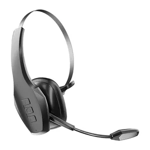 Oem Hands Free Noise Cancelling Wireless Headphone Single Ear Business Headset With Microphone For Truck Driver