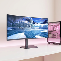 Monitor Curvo para Juegos de 49 Pulgadas VA, 144Hz, Tiempo de Respuesta de 1ms, Gama de Color 120% SRGB, para PC de Escritorio